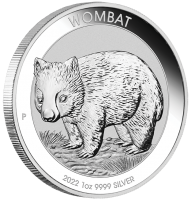 1 oz Silber Perth Mint Wombat 2022 - 2te Ausgabe - max 25.000