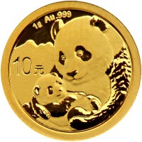 1 Gramm Gold Panda div Jahre in Folie - 10 Yuan ( div.Jahre )
