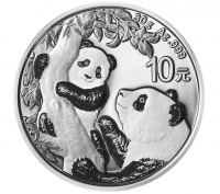 30 Gramm Silber China Panda 2021