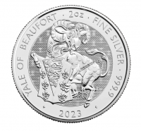2 oz Silber Royal Mint / United Kingdom " Royal Tudor Yale of Beaufort "