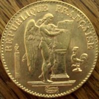 20 Francs Frankreich div. Jahre ( 5,81 Gramm Gold Fein )