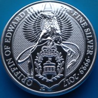 2 oz Silber Royal Mint / United Kingdom " Griffin of Edward "