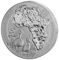 1 oz Silber Ruanda African Ounce - diverse Jahre und Motive / gute Qualität / in Kapsel (diff-best.§25a UStG)