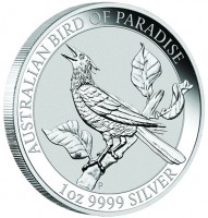 1 oz Silber Australian Birds of Paradies in Kapsel - div. Jahre