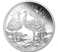1 oz Silber Perth Mint " Emu 2019 " in Kapsel - max Mintage 30.000