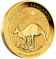 1/4 oz Gold Känguru in Kapsel (div. Jahre)