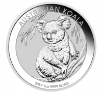 1 oz Silber Koala div. Jahre in Kapsel ( diff.besteuert nach §25a UStG )