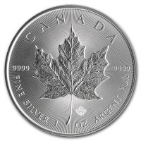 1 oz Silber Canada Maple Leaf div. Jahre / II.Wahl / angelaufen / opt. Mangel