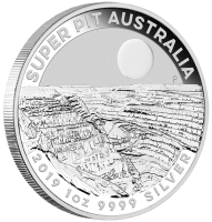 1 oz Silber Perth Mint "Super Pit" - diverse Jahre und Motive / gute Qualität / in Kapsel (diff-best.§25a UStG)