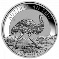1 oz Silber Perth Mint " Emu 2018 " in Kapsel - max Mintage 30.000