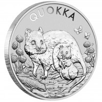 1 oz Silber Australien Perth Mint "Quokka" - diverse Jahre und Motive / gute Qualität / in Kapsel (diff-best.§25a UStG)