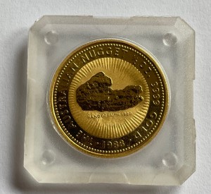 1/2 oz Gold Perth Mint " Nugget 1987-1989 " in Kapsel