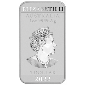 1 oz Silber Perth Mint Rectangular Barren - diverse Jahre und Motive / gute Qualität / in Kapsel (diff-best.§25a UStG)