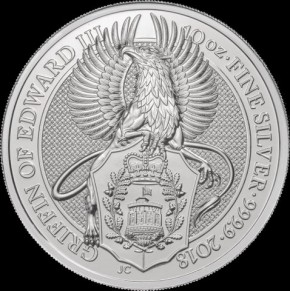 10 oz Silber Royal Mint / Queen's Beast diverse Motive in Kapsel, gute Qualität (diff-best.§25a UStG)
