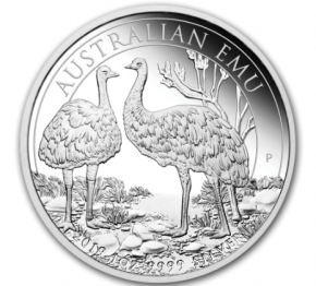 1 oz Silber Perth Mint Emu div. Jahre und gute Qualität ab 2018 bis aktuell (diff-best.§25a UStG)