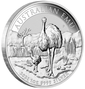 1 oz Silber Perth Mint Emu div. Jahre und gute Qualität ab 2018 bis aktuell (diff-best.§25a UStG)