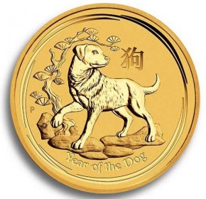1/10 oz Gold Perth Mint Lunar II ( 2008 bis 2019 )