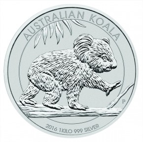 1 Kilogramm / 1000 Gramm Silber Koala div. Jahrgang