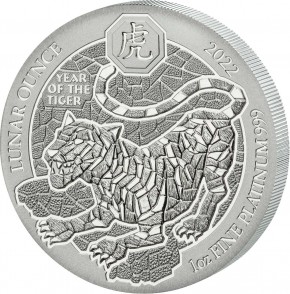 1 oz Silber Ruanda Lunar Ounce - diverse Jahre und Motive / gute Qualität / in Kapsel (diff-best.§25a UStG)