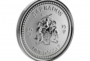 1 oz Silber Barbardos " Lionfish / Feuerfisch " geprägt bei Scottsdale Mint in Kapsel - max. 10.000