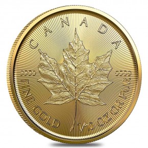 1/10 oz Gold Canada Maple Leaf (div. Jahre)