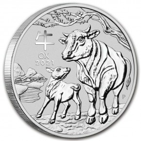 2 oz Silber Perth Mint Lunar Serie II und III - Jahrgang 2008 bis aktuell (diff.besteuert nach §25a UStG)