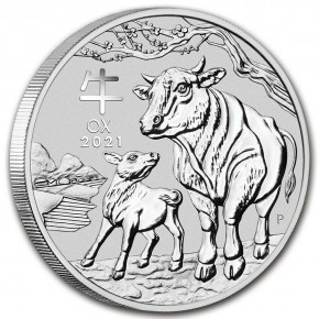 1 oz Silber Perth Mint "Lunar III" ab 2020 bis aktuell in Kapsel gute Qualität (diff-best.§25a UStG)