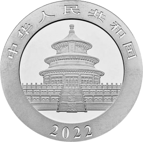 30 Gramm Silber China Panda 2022