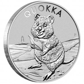 1 oz Silber Australien Perth Mint "Quokka" - diverse Jahre und Motive / gute Qualität / in Kapsel (diff-best.§25a UStG)