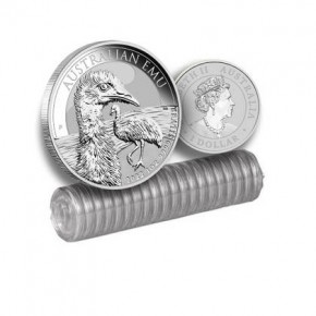 1 oz Silber Perth Mint " Emu 2022 " in Kapsel - max Mintage 30.000
